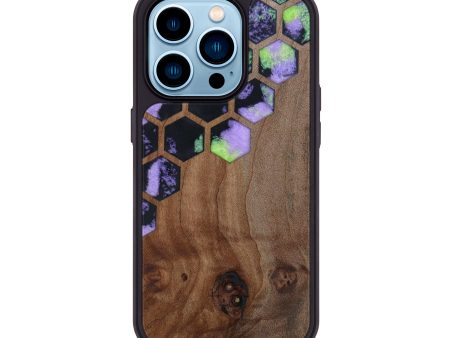 iPhone 14 Pro Wood+Resin Phone Case - Yalonda (Pattern, 601072) Hot on Sale