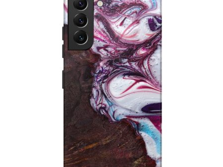 Galaxy S22 Plus Wood+Resin Live Edge Phone Case - Glynnis (Purple, 600506) Fashion