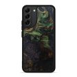 Galaxy S22 Plus Wood+Resin Phone Case - Glenine (Dark Green, 601109) Online now