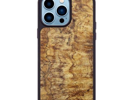 iPhone 14 Pro Max Burl Wood Phone Case - Evvie (Buckeye Burl, 603022) Online now