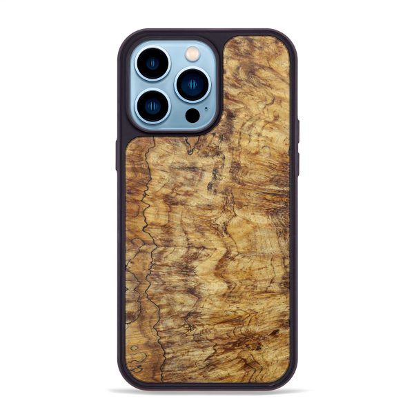 iPhone 14 Pro Max Burl Wood Phone Case - Evvie (Buckeye Burl, 603022) Online now