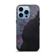 iPhone 14 Pro Wood+Resin Live Edge Phone Case - Sephira (Pure Black, 600500) Discount