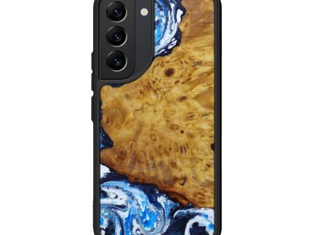 Galaxy S22 Burl Wood Phone Case - Nishith (Dark Blue, 600600) Online Hot Sale