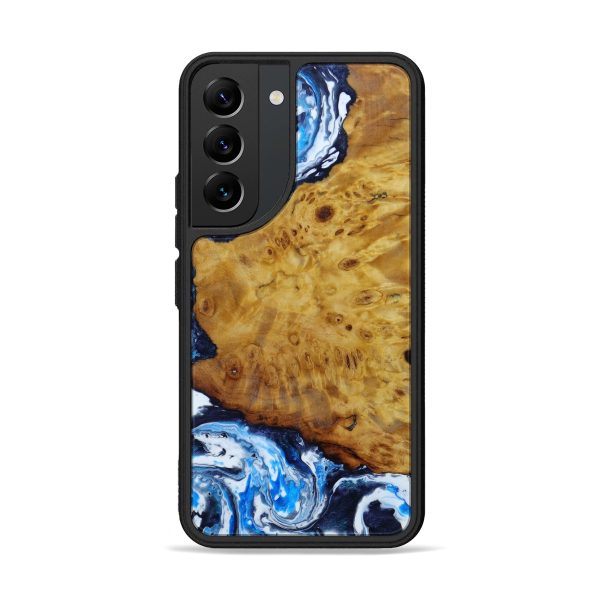 Galaxy S22 Burl Wood Phone Case - Nishith (Dark Blue, 600600) Online Hot Sale