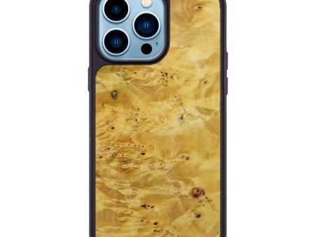 iPhone 14 Pro Max Burl Wood Phone Case - Melynda (Buckeye Burl, 600572) For Discount