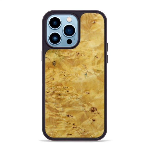 iPhone 14 Pro Max Burl Wood Phone Case - Melynda (Buckeye Burl, 600572) For Discount