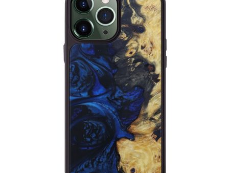 iPhone 13 Pro Max Burl Wood Phone Case - Alla (Dark Blue, 600615) Sale