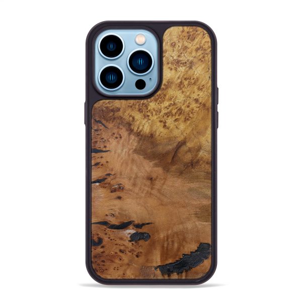 iPhone 14 Pro Max Burl Wood Phone Case - Eustacia (Maple Burl, 602431) Fashion