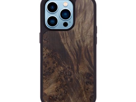 iPhone 14 Pro Burl Wood Phone Case - Yueli (Maple Burl, 602957) Online Sale