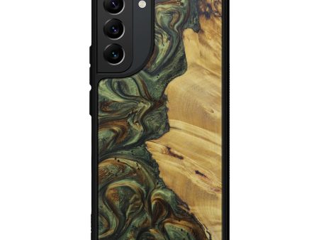 Galaxy S22 Plus Burl Wood Phone Case - Carmita (Dark Green, 602342) Online Sale