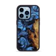 iPhone 14 Pro Burl Wood Phone Case - Rodrigo (Dark Blue, 600606) Online Hot Sale