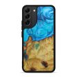 Galaxy S22 Plus Wood+Resin Phone Case - Gaye (Light Blue, 601877) Online Sale