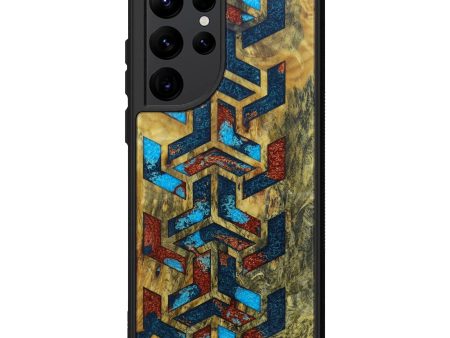 Galaxy S22 Ultra Wood+Resin Phone Case - Jung (Pattern, 601067) For Discount