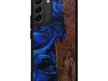 Galaxy S22 Plus Burl Wood Phone Case - Brina (Dark Blue, 600616) Online Sale