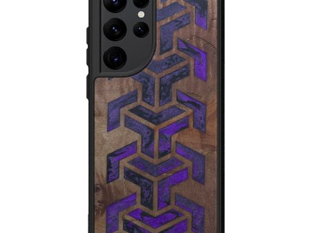 Galaxy S22 Ultra Wood+Resin Phone Case - Rory (Pattern, 600848) Online now