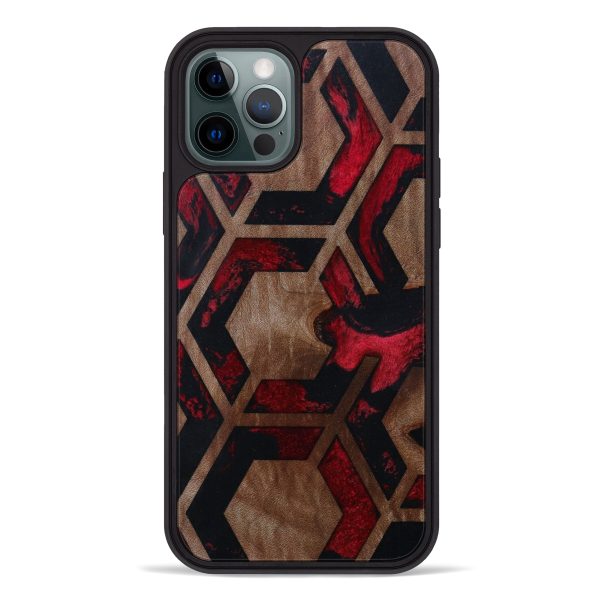 iPhone 12 Pro Wood+Resin Phone Case - Clair (Artist Pick, 600985) For Cheap