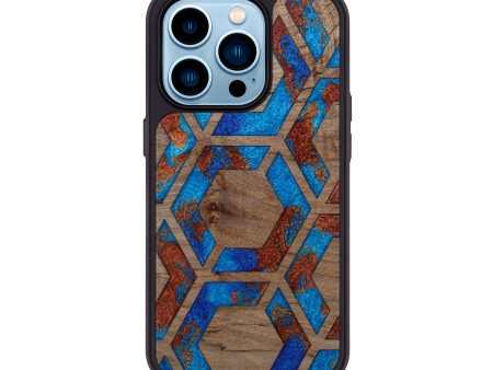 iPhone 14 Pro Wood+Resin Phone Case - Adara (Pattern, 601066) Discount