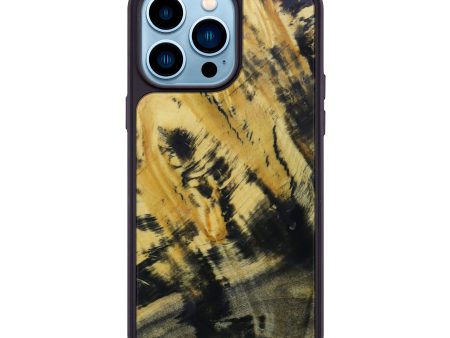 iPhone 14 Pro Max Burl Wood Phone Case - Calli (Buckeye Burl, 600575) For Cheap