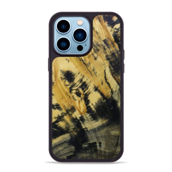 iPhone 14 Pro Max Burl Wood Phone Case - Calli (Buckeye Burl, 600575) For Cheap