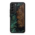 Galaxy S22 Plus Wood+Resin Phone Case - Riva (Dark Green, 600634) Cheap