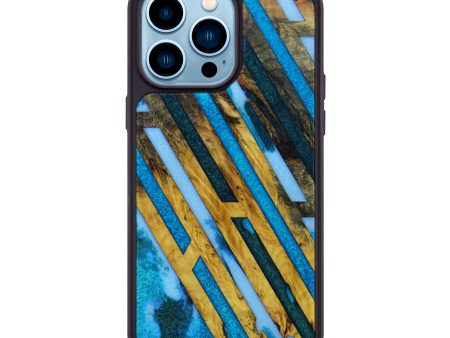 iPhone 14 Pro Max Wood+Resin Phone Case - Wilmont (Pattern, 601064) Sale