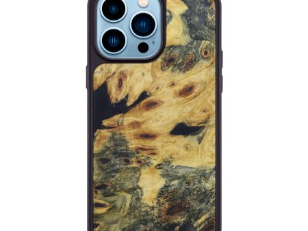 iPhone 14 Pro Max Burl Wood Phone Case - Fred (Buckeye Burl, 600875) Supply