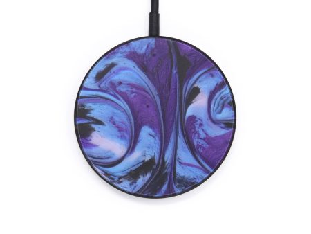 Circle ResinArt Wireless Charger - Larry (Purple, 599262) Cheap