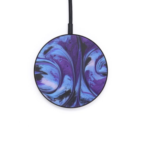 Circle ResinArt Wireless Charger - Larry (Purple, 599262) Cheap