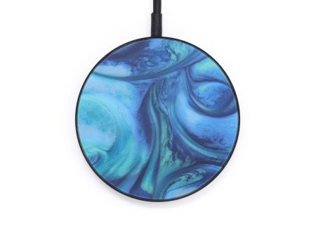 Circle ResinArt Wireless Charger - Nova (Light Blue, 599278) Online Sale