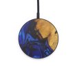 Circle Wood+Resin Wireless Charger - Shiv (Dark Blue, 597822) Supply