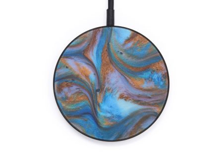 Circle ResinArt Wireless Charger - Minnie (Teal & Gold, 598006) Hot on Sale