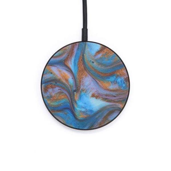 Circle ResinArt Wireless Charger - Minnie (Teal & Gold, 598006) Hot on Sale