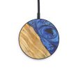 Circle Wood+Resin Wireless Charger - Melesa (Dark Blue, 599821) For Discount