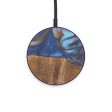 Circle Wood+Resin Wireless Charger - Isa (Teal & Gold, 599832) Sale