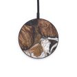 Circle Wood+Resin Wireless Charger - Aveline (Black & White, 599187) For Sale