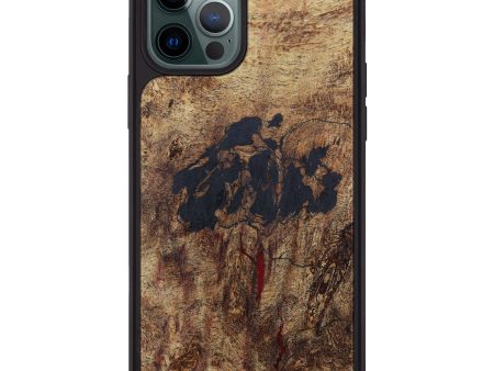 iPhone 12 Pro Max Burl Wood Phone Case - Anette (Buckeye Burl, 602822) on Sale