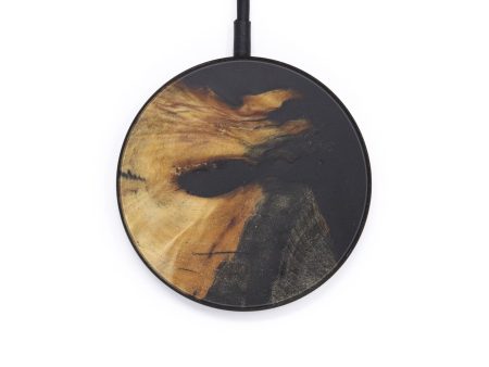 Circle Wood+Resin Wireless Charger - Fanya (Pure Black, 598563) Supply