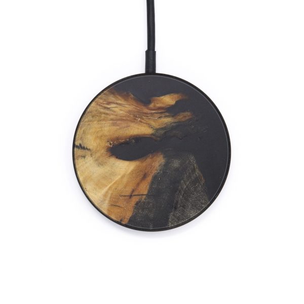 Circle Wood+Resin Wireless Charger - Fanya (Pure Black, 598563) Supply