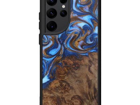 Galaxy S22 Ultra Wood+Resin Phone Case - Robinia (Artist Pick, 602793) Cheap