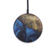 Circle Wood+Resin Wireless Charger - Amity (Dark Blue, 599822) Online