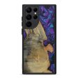 Galaxy S22 Ultra Wood+Resin Phone Case - Ellwood (Purple, 596501) For Discount