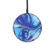 Circle ResinArt Wireless Charger - Arshad (Dark Blue, 597813) Sale