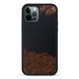 iPhone 12 Pro Wood+Resin Phone Case - Malinda (Pure Black, 596971) Discount