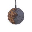 Circle Wood+Resin Wireless Charger - Mignon (Pure Black, 597739) Sale