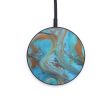 Circle ResinArt Wireless Charger - Yaser (Teal & Gold, 598009) Discount