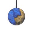 Circle Wood+Resin Wireless Charger - Raynell (Dark Blue, 597810) Sale