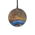 Circle Wood+Resin Wireless Charger - Marys (Teal & Gold, 597992) Fashion