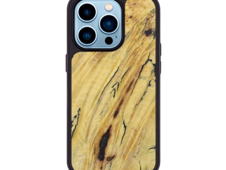 iPhone 14 Pro Burl Wood Phone Case - Asghar (Buckeye Burl, 597591) Fashion