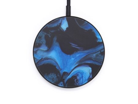 Circle ResinArt Wireless Charger - Evangelo (Dark Blue, 597807) Online Hot Sale