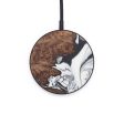 Circle Wood+Resin Wireless Charger - Eugenia (Black & White, 597761) Cheap